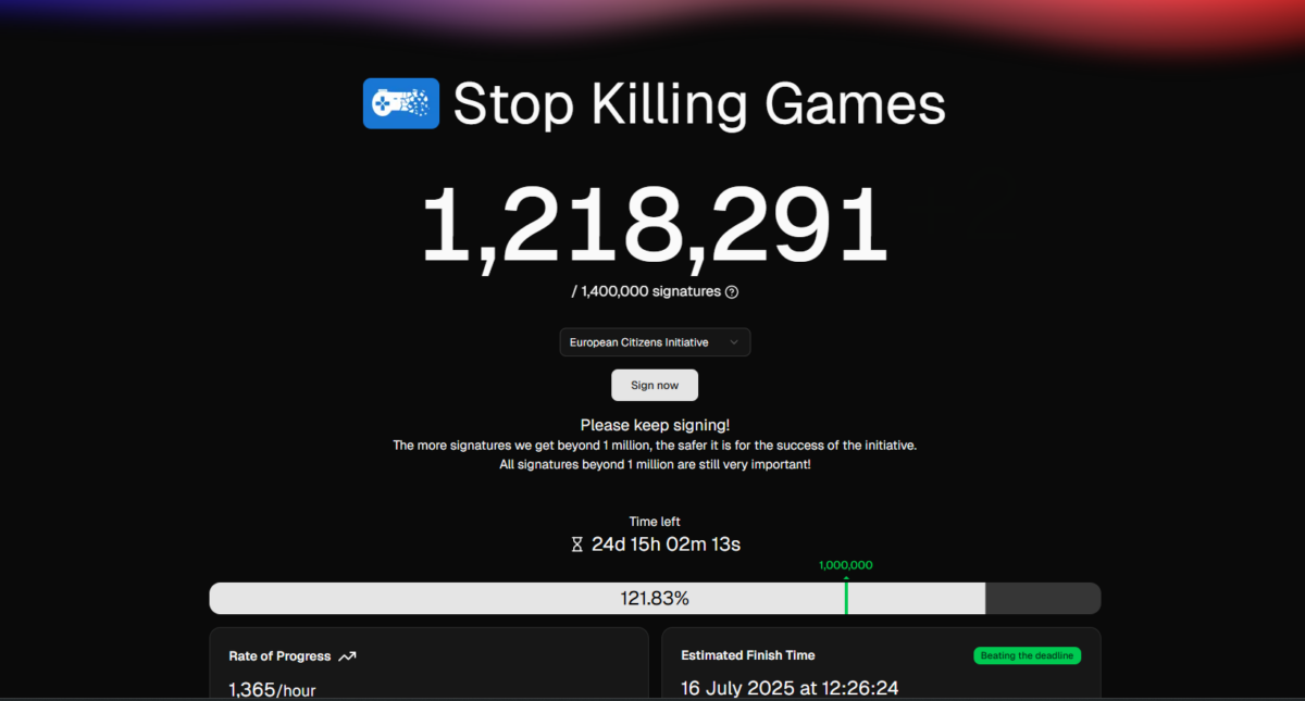 Stop Killing Games tracker