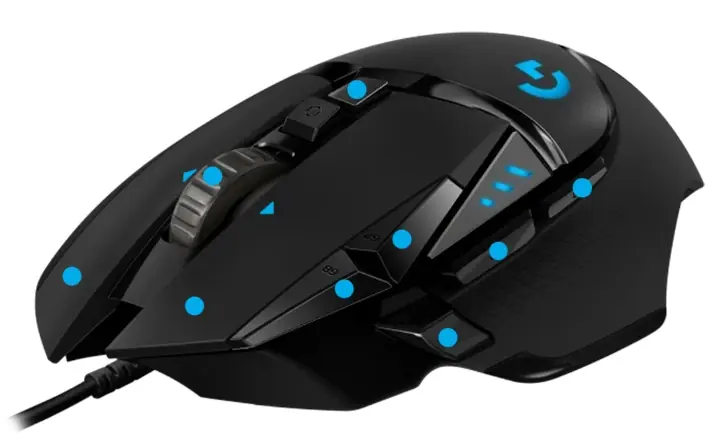 4 Raton Gaming Logitech G502 Hero