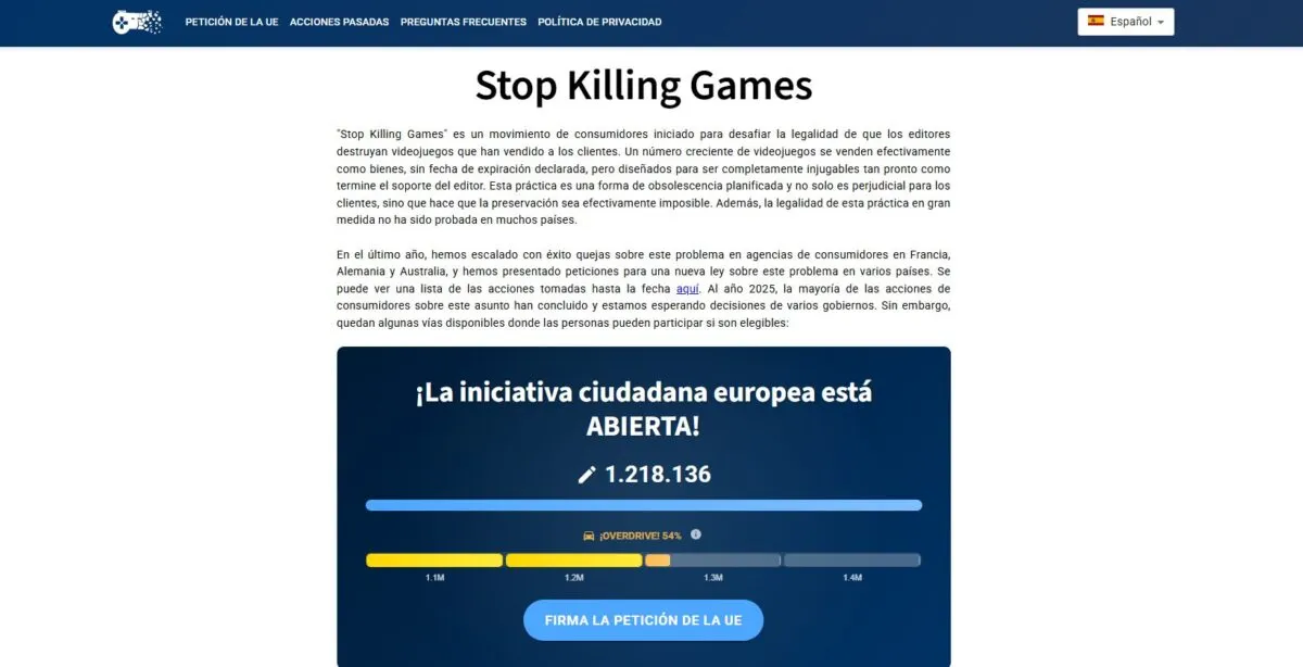 Stop Killing Games